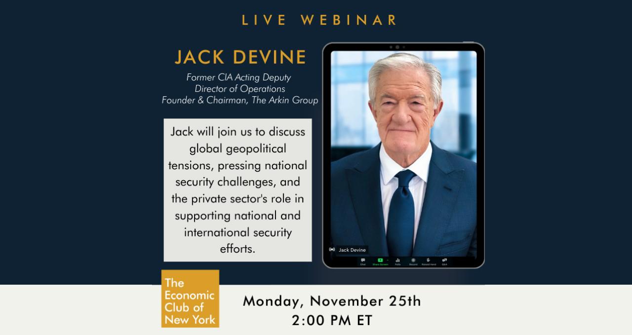 Jack Devine Event